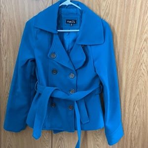 Blue peacoat